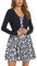 Boléro Femme Tricot Gilet Court Veste Cardigan Bouton Manches Longues pour Robe T Shirt Bretelle Soirée Fête Décontracté Chic Elégante Bleu Marine XXXL