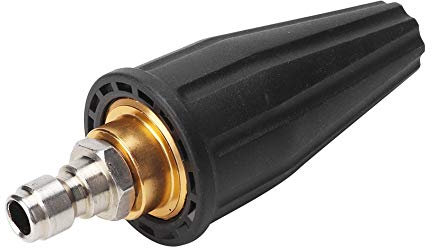 Boquilla Turbo Giratoria Para Hidrolimpiadora, Boquilla Pulverizadora de Alta PresióN Boquilla Giratoria para Hidrolimpiadora 1/4 de ConexióN RáPida para Limpieza de Coches y Jardines