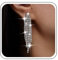 Atentuyi Glänzende Strass Quasten Hochzeits Ohrringe Gold Kristall Baumelnde Cz Tropfen Bräute Ohrringe Lange Kette Kronleuchter Schmuck für Frauen und Mädchen