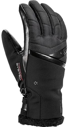 LEKI Damen Snowfox 3D Handschuhe, Black, EU 8
