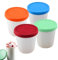 TOOSOAR 4 pièces Bacs à Glace avec Couvercle,Pot à Glace de 1L Rond et Réutilisable pour Les Crèmes Glacées Fait-Maison, vos Sorbets, Yogourts,Sans BPA,Passe au lave-Vaisselle et au Congélateur