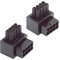 xiwai 2 Teile/los ATX 8P EPS Konverter Stecker auf Buchse Netzteil nach Oben und unten abgewinkelt, 90 Grad für CPU 12 V