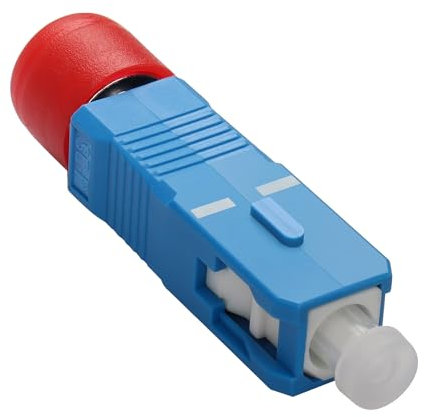 QIANRENON SC mâle à FC femelle Fibre Optique Hybride Adaptateur Connecteur SM 9/125μm SC/UPC à FC/UPC Simplex Fibre Coupleur Convertisseur, pour Optique Puissance Mesureur Stylos à Lumière Rouge FTTH