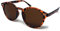 WS UK Round Lens Sunglasses with UV400 Protection - Unisex (Tortoise Frame Brown Lens)