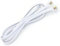 RUITEXUN Cable de extensión de teléfono, cable de módem de teléfono de 1,5 m con cable RJ11 macho a RJ11 macho 6P4C enchufe modular para teléfono fijo, teléfono, máquina de fax (blanco)
