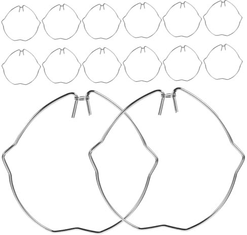 WOONEKY 50stücke Teiliges Edelstahl Befestigungsclips Für Einbaustrahler Federstahl Lampenhalter Ringe Zur Lampenfixierung Verstellbare Halteclips Für Led Und Halogen Deckenleuchten