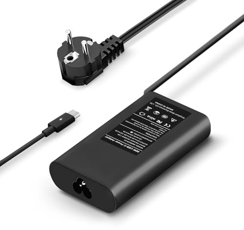 Chargeur USB C 90W pour Dell Latitude 11 12 13 5300 7430 5420 5330 5320 5400 XPS 13 9390 9370 9380 9350 9360 Chromebook 3100 3380 5190 Ordinateur Portable,Alimentation PC Portable USB-C Type C