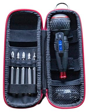 Vessel 220USB Rechargeable Ball Grip Screwdriver Kit – 5 Bits + Zipper Case