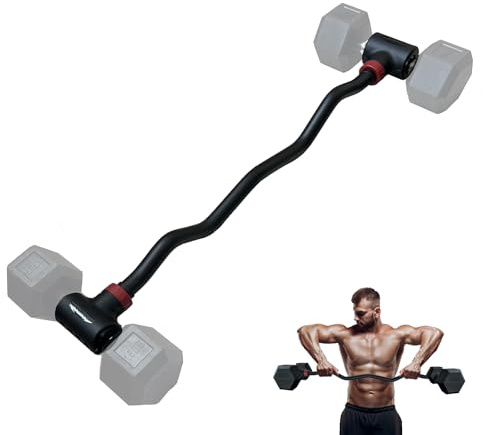 KORIKAHM Dumbbell Barbell Converter Bar, Adjustable Weight Capacitry Bar Convert to Dumbbell Set for Home Gym Strength Training
