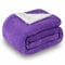 SOCHOW Sherpa Fleece Throw Blanket, Double-Sided Super Soft Luxurious Plush Blanket 150cm×200cm, Purple