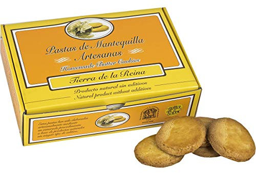 Pastas artesanas de mantequilla Tierra de la Reina de Boca de Huérgano (León) - pack de 4 cajas de 500 g/ud - total 2 kg