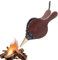 Soufflet pour cheminée, soufflet en bois pour cheminée, barbecue avec cordon en cuir, pour extérieur, camping, cheminée, barbecue