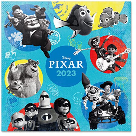 Grupo Erik Wandkalender 2023, Pixar Filme Wandkalender, Kalender zum Aufhängen, Kalender 2023 Wandkalender, Familienkalender 2023, offizielle Lizenz, FSC zertifiziert