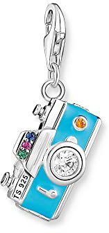 THOMAS SABO Charm Club Charm pendant Retro camera Recycled 925 silver, Women, 1924-340-7