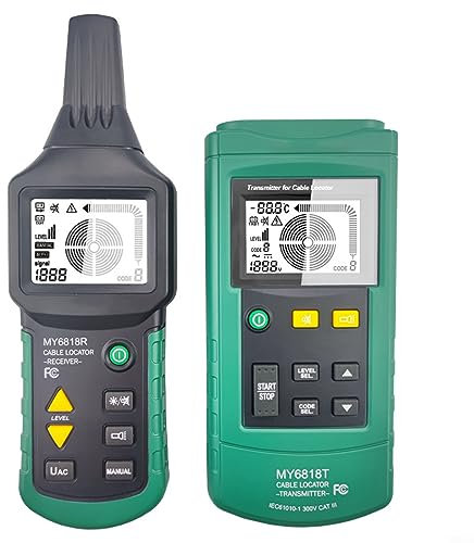 MY6818 Underground Cable Fault Detector, Wire Cable Tester, Portable Wire Line Cable, Line Breakpoint Tester