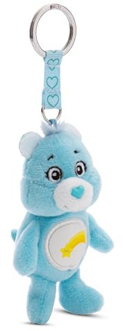 NICI Glücksbärchis Schlüsselanhänger Wunschbärchi 10cm - Plüschiger Kuscheltier Anhänger für Kinder & Erwachsene, Mit Schlüsselring für Schlüsselband, bund und -halter - 61377