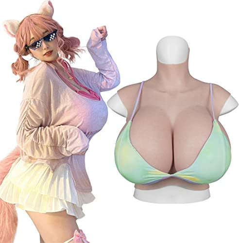 YRZGSAWJ Énorme Bonnet K Réaliste Formes Mammaire en Silicone Faux Seins Artificiel Poitrines de Silicone pour Prothèse de Mastectomie Travesti