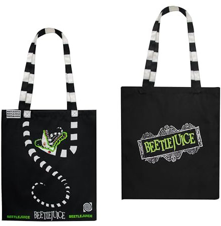 Cinereplicas Beetlejuice – Tote Bag Sandwurm – 42 x 38 cm – Offizielles Lizenzprodukt, Sandworm