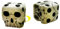 5-teiliges Totenkopf-Würfel, 6-seitiger Zombie-Würfel, 1,9 cm, Kunstharz-Knochenwürfel, polyedrisches Würfel-Set für Halloween-Party, Club-Bar, Party-Geschenk