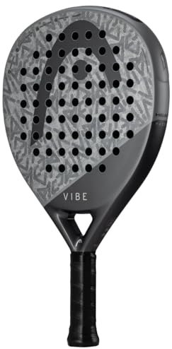 HEAD Vibe 2025 Pala de pádel, Gris/Negro