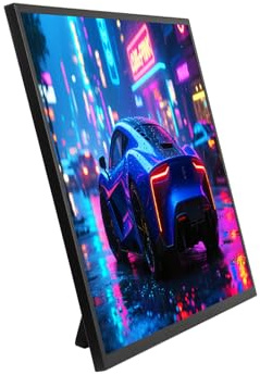 Waveshare Luck-Fox 24.5inch 2K Portable Monitor with Stand, 2560 x 1440, 165Hz High Refresh Rate, 178° Viewing Angle, IPS Screen, Full-Featured Type-C Interface, No Touch