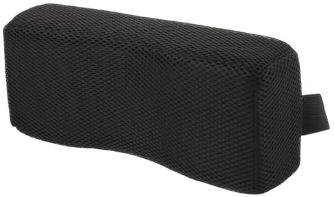 Atmungsaktive Rollstuhl Kopfstütze für Nacken und Haltung, 30x13x7cm | Schaumstoff und Mesh, Abnehmbare Hülle mit Elastischen Gurten, für Senioren und Lange Sitzzeiten