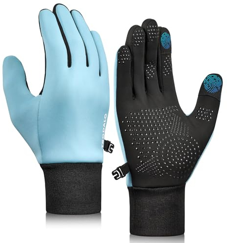 Trodalo Kids Winter Gloves Touchscreen Anti-Slip Soft Warm Gloves for Boys Girls Aged 4-10 Years Cycling Running Soccer