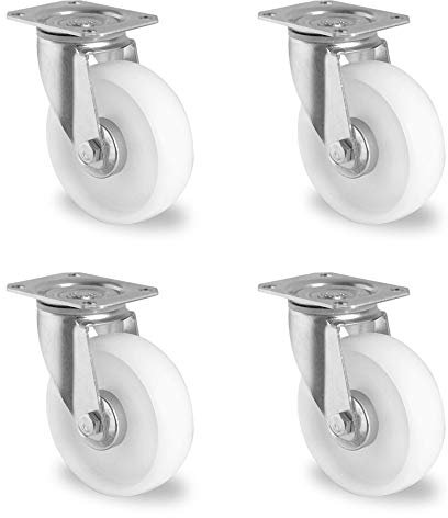 Rollensatz 4 Lenkrollen 100 mm Polypropylen