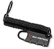 SW-MOTECH Cable Lock for Motorcycle Luggage Black. Combination Lock. 180 cm