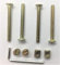 Remi Tools Ltd Kit de réparation pour lits de bébé, meubles et assemblages (4 vis M6 x 60 mm) 4 écrous et 1 clé Allen