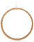 NaDeco Metallring umwickelt mit Jute wählbar in den Größen 25 35 40cm Drahtring zum Basteln Metallring für Wickeltechnik Hoops für Traumfänger Ring Makramee Ring, Größe:Ø 40 cm