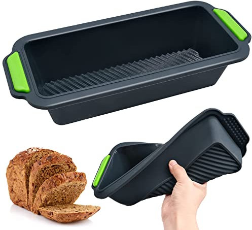 WINSDL Toastform aus Silikon, Größe 30 cm * 13 cm * 6,5 cm, zum Backen von Toast oder Baguette, hochtemperaturbeständige Silikonform der Marke