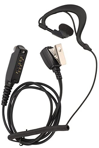 Yunseity G-Form-Ohrhörer-Headset-Mikrofon PTT für Sepura STP8000 STP8030 STP8035 STP8038 STP9000 Walkie Talkies, Freisprech-PTT-Mikrofon-Ohrhörer-Headset