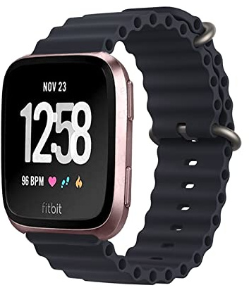 AireWiki Sport Armbänder Kompatibel mit Fitbit Versa 2/Versa Lite Armband Fitbit Versa 3 /Sense Silikon Ersatzband Für Damen Herren Armband