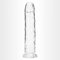 Realistischer Dildo mit Starker Saugnapf Groß, Weicher Gelee-transparenter Dildo,Dildos Sexspielzeug für Frauen, Männer Analdildo Anal Plug, Penis Dildo Sex Toy für Paar (transparent, 25 cm)