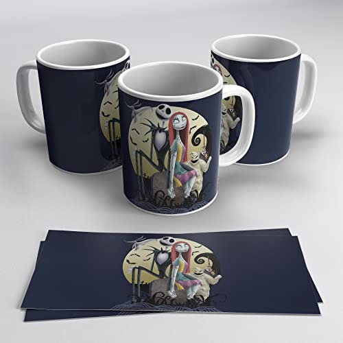 newseny Taza Jack Skellington Pesadilla antes de Navidad (Colección taza regalo Navidad) (Jack Skellington+Sally+Alcalde+OogieBoogie+zero)