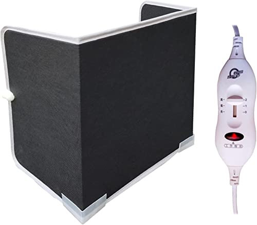 ELSHY Folding Space Heater, Portable Quiet under Desk Foldable Electric Foot Warmer,Foldable Foot Warmer Under Desk for Leg and Feet, Personal Electric Panel Space He-Ink Black