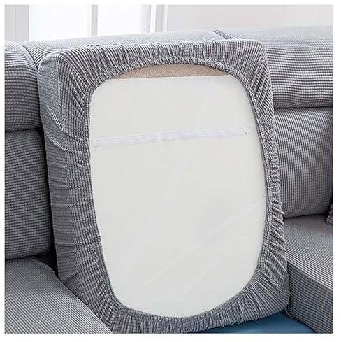 Funda de cojín de Asiento de sofá, Funda de Asiento de Alta Elasticidad, Funda de Asiento de sofá de Sala de Estar, Funda de Muebles Antideslizante y Suave, con Fondo elástico ( Color : #2 , Size : 1