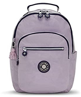 Kipling Seoul Go Laptop Backpack, Gentle Lilac Bl, 10.5L x 13.75H x 6.75D