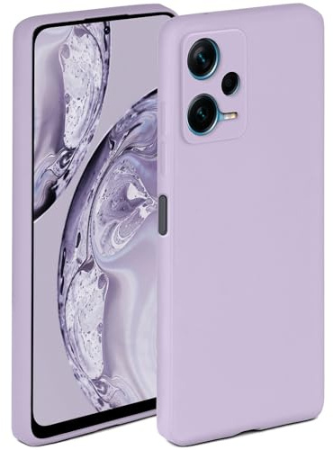ONEFLOW Soft Case für Redmi Note 12 Pro+ 5G Hülle aus Silikon mit Kameraschutz, Silikonhülle mit erhöhtem Schutz fürs Display, Backcover Schutzhülle, weiche Handyhülle, Flieder