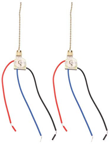 BESTonZON 2pcs Pull-Chain On-Off Ceiling Light Extension Chains On Off Switch for Outlet Finials for Lamps Light Switch Chain Extension Pendant Extension Light Pull-Chain Fan Four Paragraphs