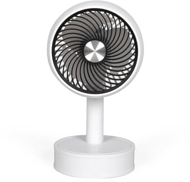 Livoo – Mini ventilateur de bureau rechargeable TEA310J - Ø 7,5 cm, 3 vitesses, 1,5W, 2h d'autonomie