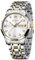 Taxau Uhren Herren Klassische Edelstahluhren für Herrenkleid Diamant römische Uhren für Männer wasserdichte Analog Quarz Kalender Herrenuhren Reloj para Hombre