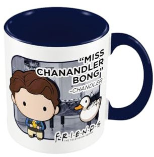 FRIENDS Pyramid International (Chandler Chibi) Mug en céramique Bleu 315 ml Taille unique
