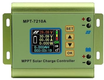 JOLIANE MPT-7210A LCD MPPT Solar Panel Laderegler Aluminium Legierung for LiPo Batterie Ausgang 600 W 24 V 36 V 48 V 60 V 72 V Batterie Pack für den privaten, industriellen