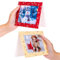 evelay 12 x Weihnachts-Bilderrahmen-Karten und Umschläge, passend für 10 x 15 cm, personalisierbar mit jedem Familienbild (6 rot, 6 cremefarbene Rosen)