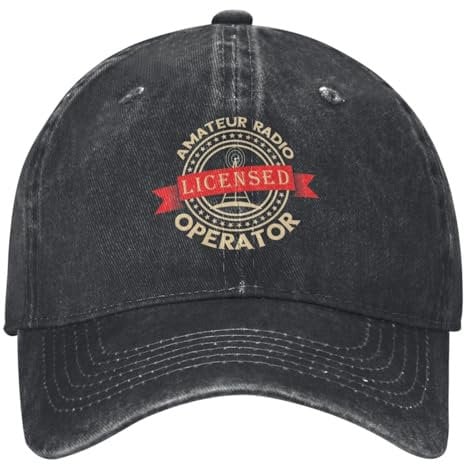 WEIXNCXCJ Baseball Caps Unisex Amateur Radio Operator Licensed Baseball Cap Trucker Hat with Technology Outdoor Sports Casual Baseball Caps for Men and Women Golf Gift