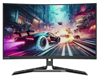 Lenovo Legion R32qc-30 Monitor Gaming Curvo 31.5 QHD (2560x1440), VA, 0.5ms, 180Hz, Altoparlanti, Regolabile, AMD FreeSync, HDMI 2.1 + DP