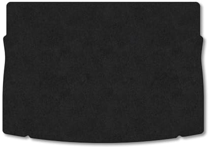 VW Golf (2013-2020) [Hatchback] Carpet Boot Mat | Black Edge Trim Tailored Fit Boot Liner Full Coverage Protection Accessories Easy Clean Anti Slip Made in the UK
