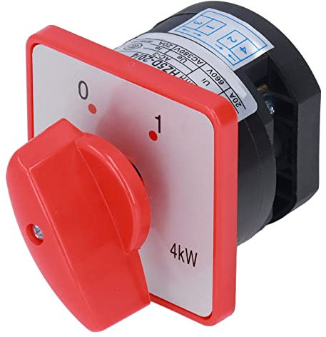 1 Pol 2 Positionswechselschalter, Drehleisterschalter 380 V Knopftyp für das Motorstart.